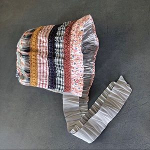 Gorgeous ruffled lace Easter bonnet